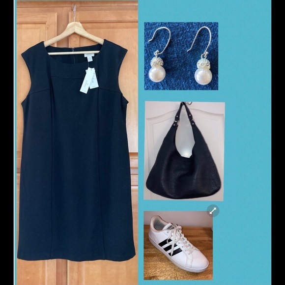 Chico's Dresses & Skirts - NWT Chico’s Dress Black size 12 = Sz Chicos 2 New